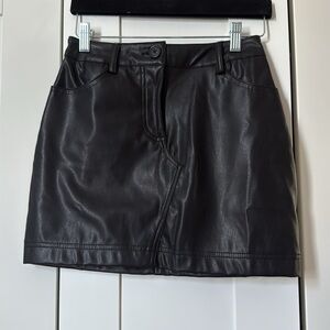 NWOT ASOS faux leather skirt